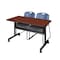 Kobe Rectangle FlipTop Table, 48" W, 29" H, Laminate Top, Cherry MKFTM4824CH44BE - alternate 1